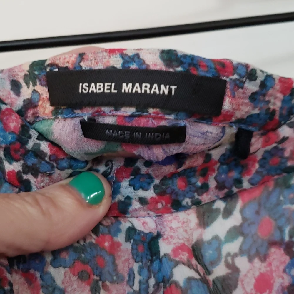 Isabel Marant Silk Etoile Orka Top/Skirt Set .Skirt 36/4 Top 38/6 (Note Size) - Picture 15 of 15